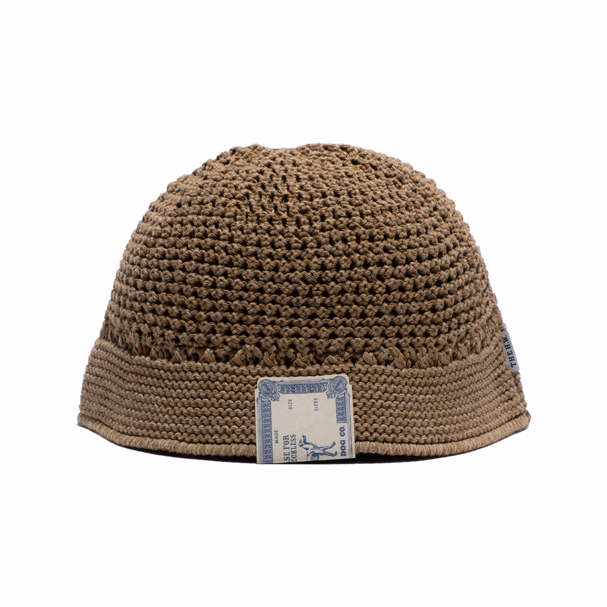 KNIT HAT - Brown