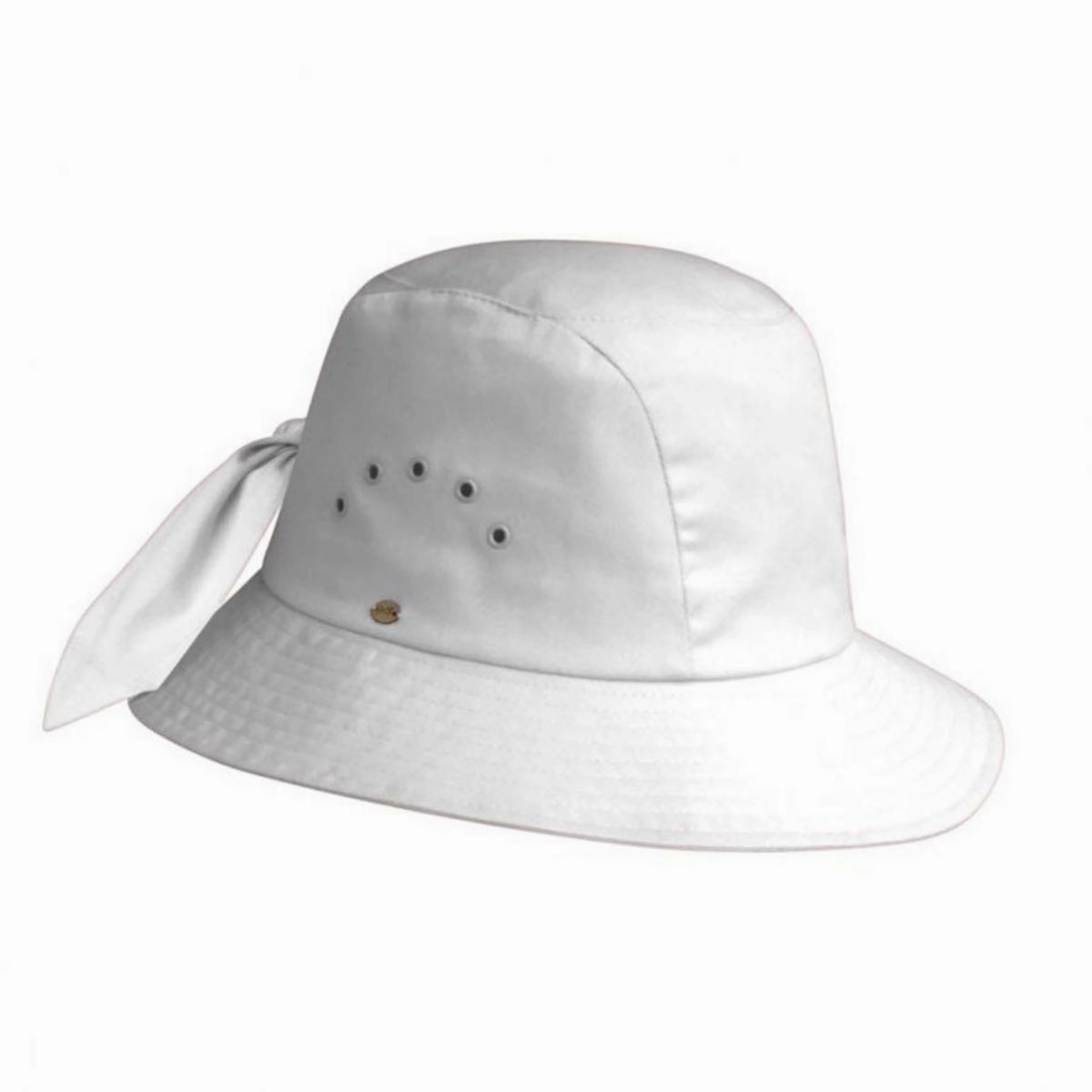 Knotted Cotton Cloche Hat