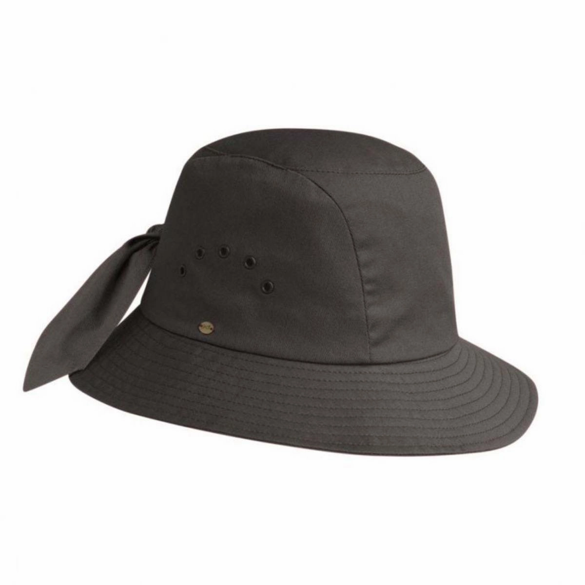 Knotted Cotton Cloche Hat