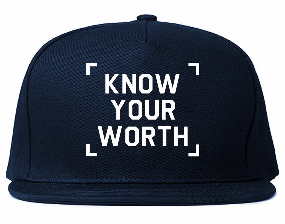 Know Your Worth Mens Snapback Hat