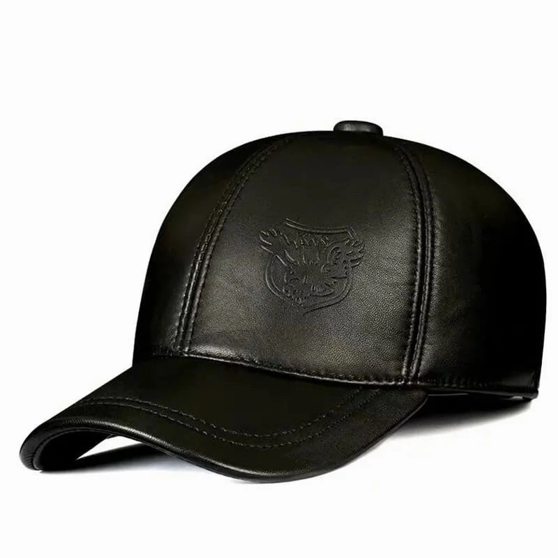 KNS Genuine Leather Baseball Cap