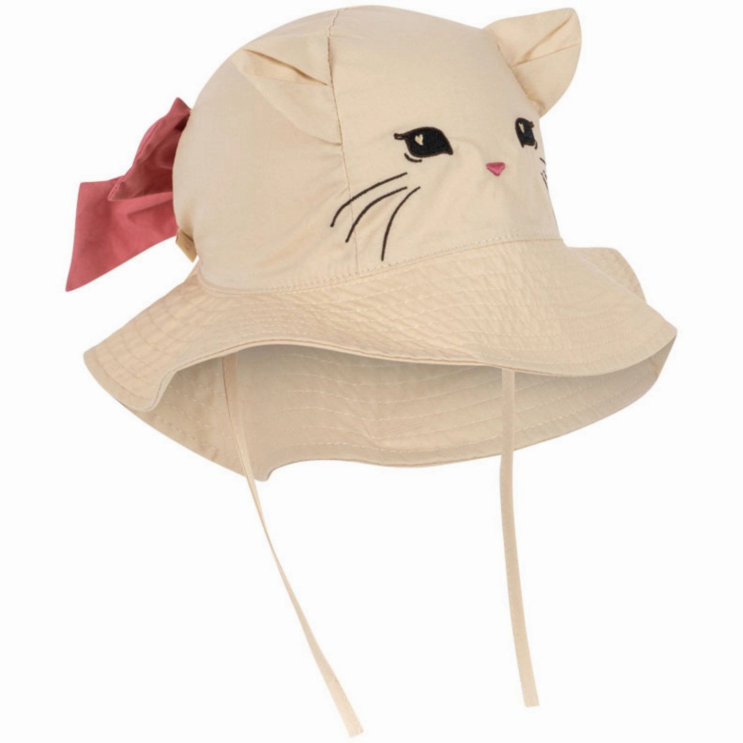Konges Sljd Creme Brulee Verbena Bow Kitty Sun hat