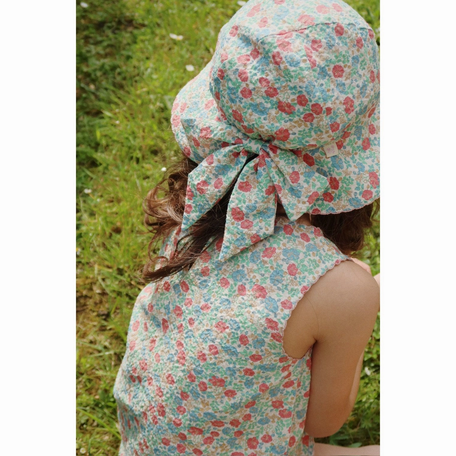 Konges Sljd Fiola Elin Bow Sun hat Gots