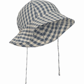 Konges Sljd Kim Sun Hat Captains Blue Check