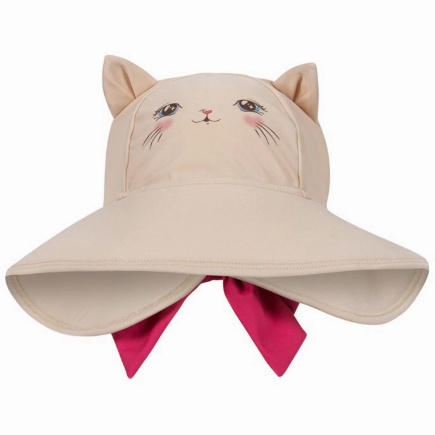 Konges Sljd Soft Pink Kitty Cat Sun hat Grs