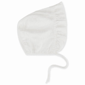 Konges Sljd Uma White Baby Bunnet