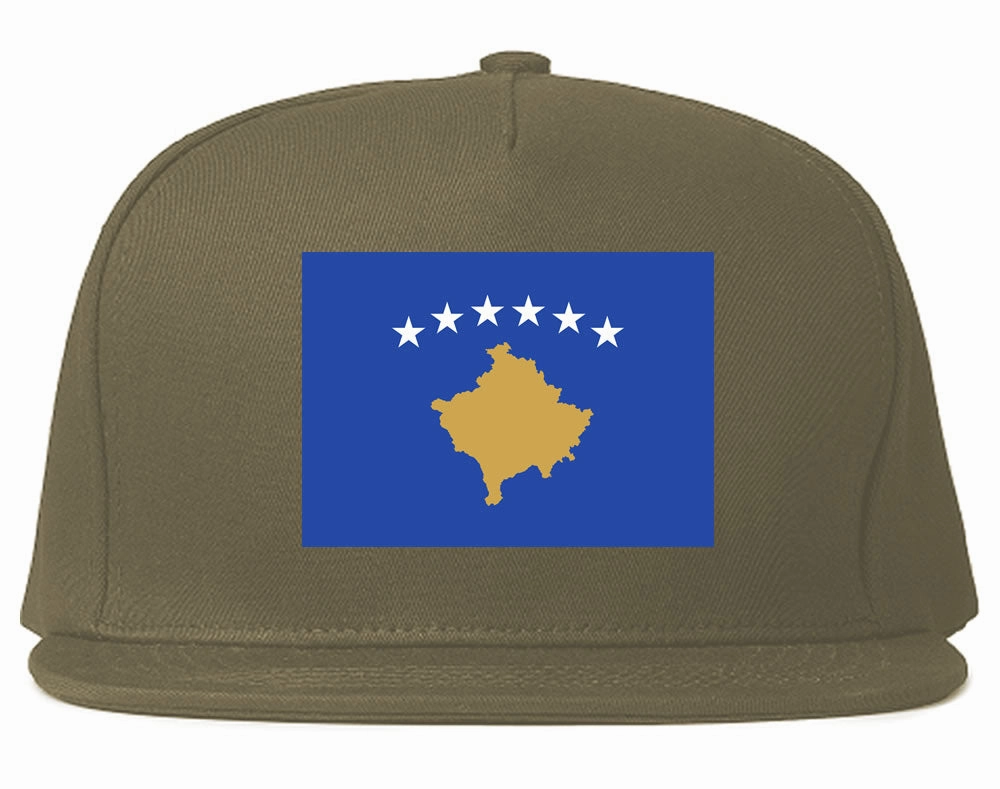 Kosovo Flag Country Printed Snapback Hat Cap