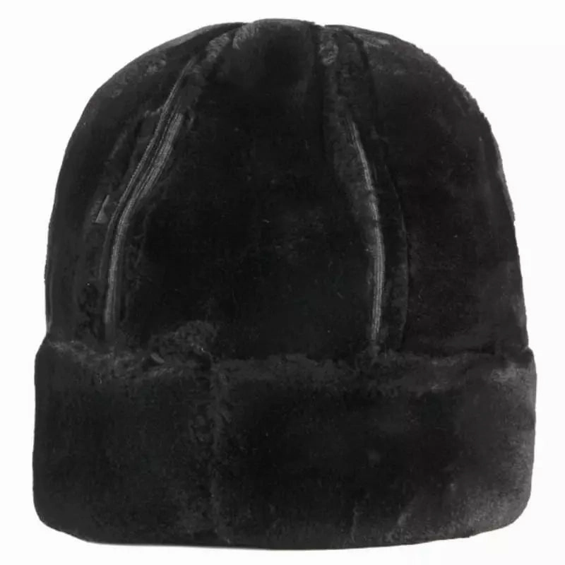 KOV Russian Winter Lined Leather Cap