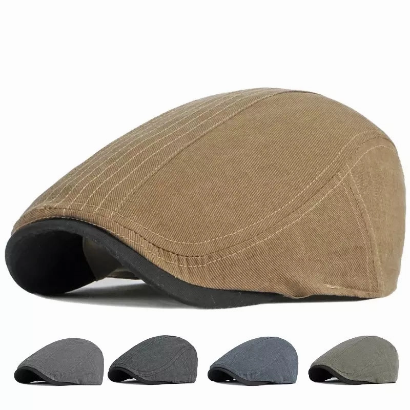 Kunems Cotton Flat Cap