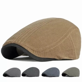 Kunems Cotton Flat Cap