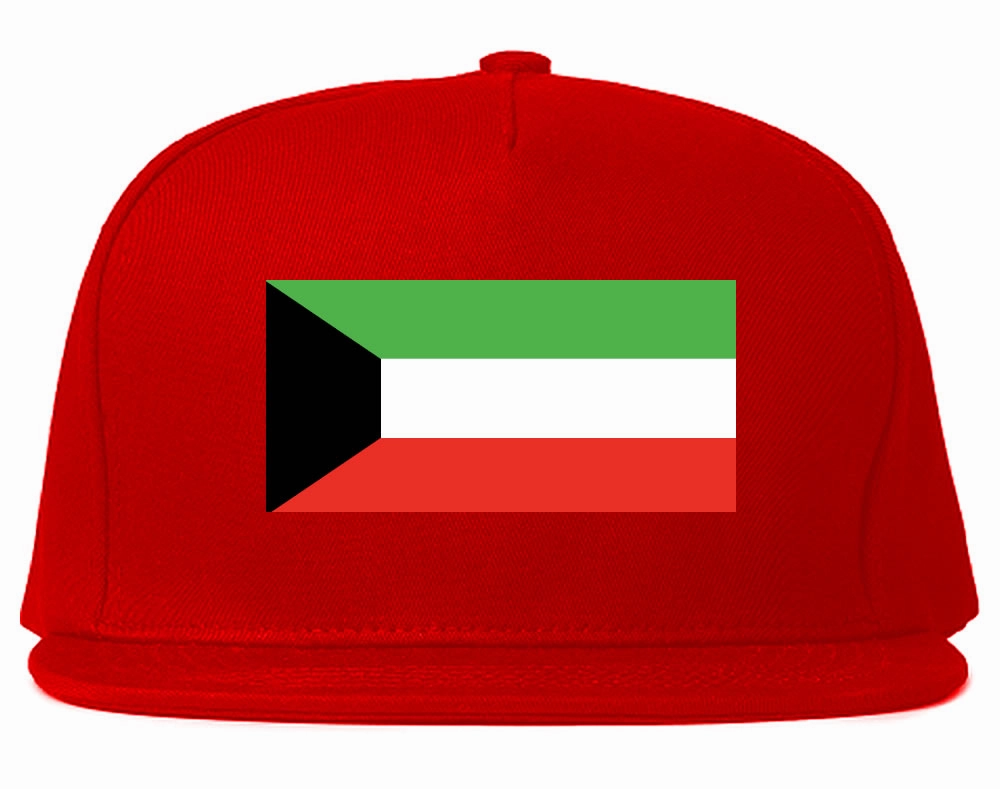 Kuwait Flag Country Printed Snapback Hat Cap