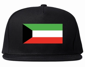 Kuwait Flag Country Printed Snapback Hat Cap