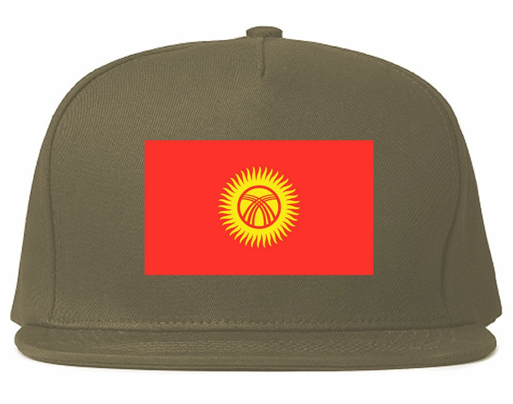 Kyrgystan Flag Country Printed Snapback Hat Cap