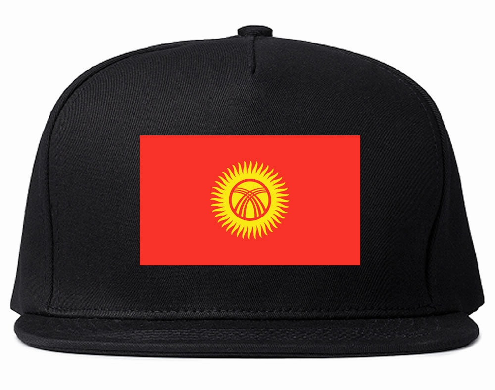 Kyrgystan Flag Country Printed Snapback Hat Cap