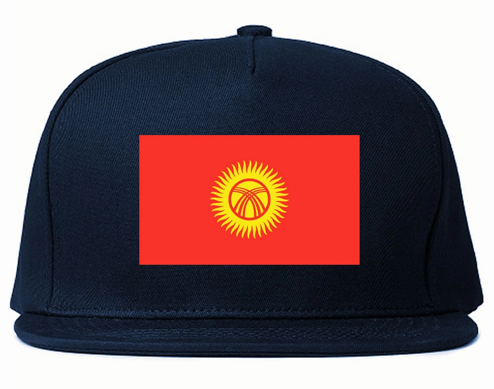 Kyrgystan Flag Country Printed Snapback Hat Cap