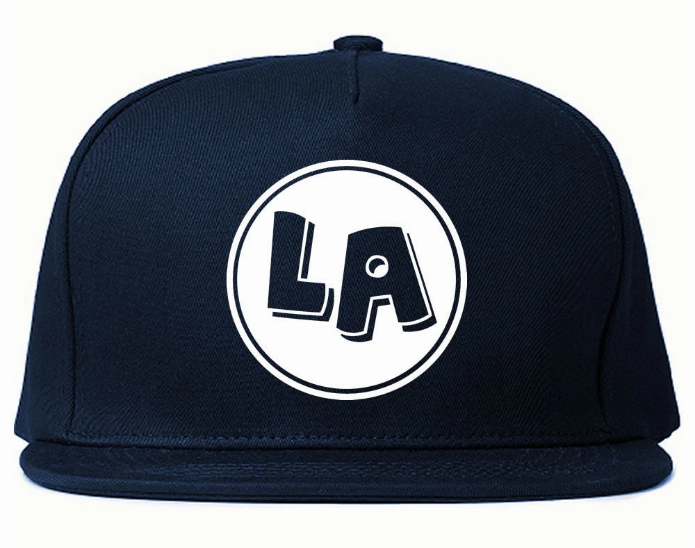 LA Circle Chest Los Angeles Snapback Hat
