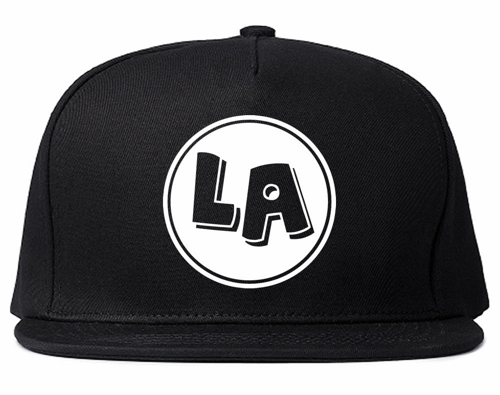 LA Circle Chest Los Angeles Snapback Hat