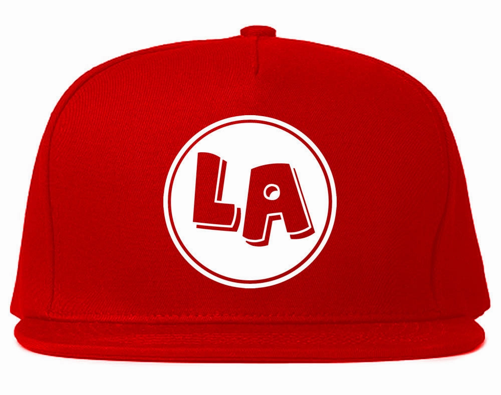 LA Circle Chest Los Angeles Snapback Hat