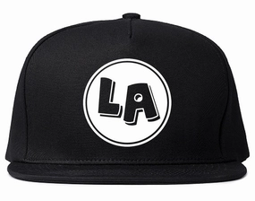 LA Circle Chest Los Angeles Snapback Hat