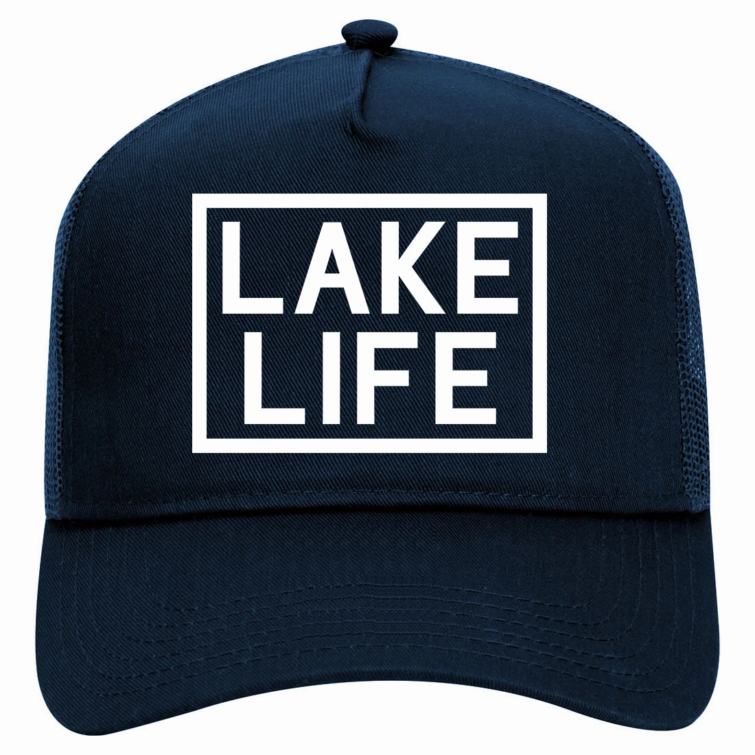 Lake Life Box Retro Adult 5 Panel Mesh Trucker Hat