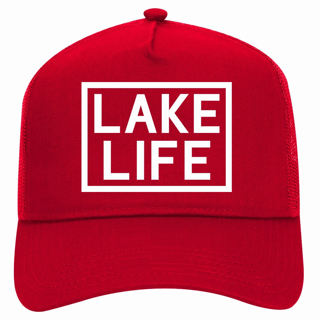 Lake Life Box Retro Adult 5 Panel Mesh Trucker Hat
