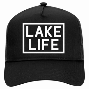 Lake Life Box Retro Adult 5 Panel Mesh Trucker Hat