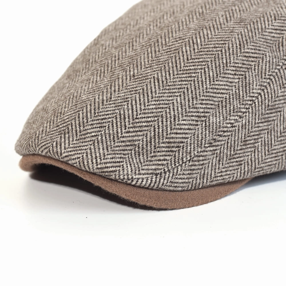 Lamarck Herringbone Flat Cap