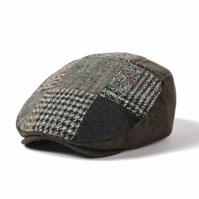 Lancashire Patchwork Flat Cap