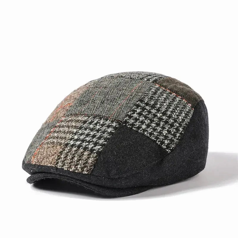 Lancashire Patchwork Flat Cap