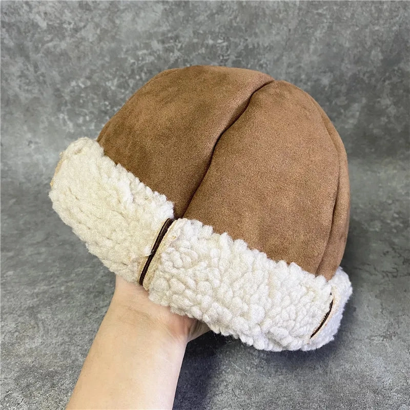 Laponia Suede Furry Docker Cap