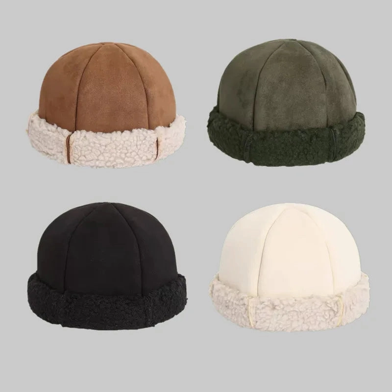 Laponia Suede Furry Docker Cap