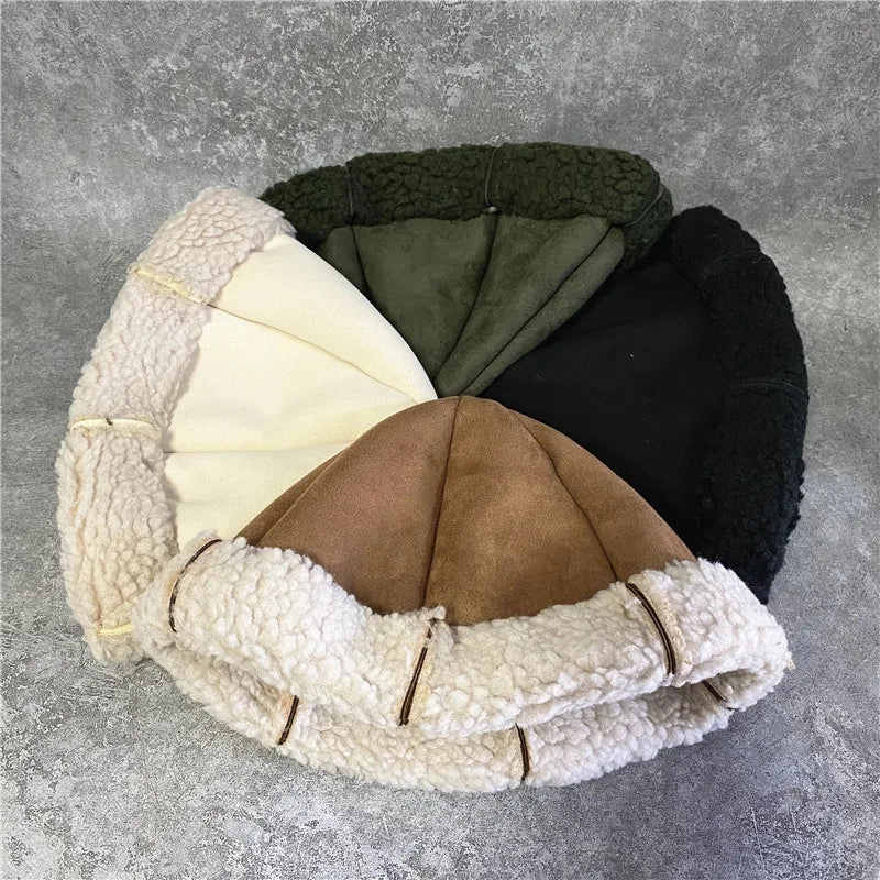 Laponia Suede Furry Docker Cap