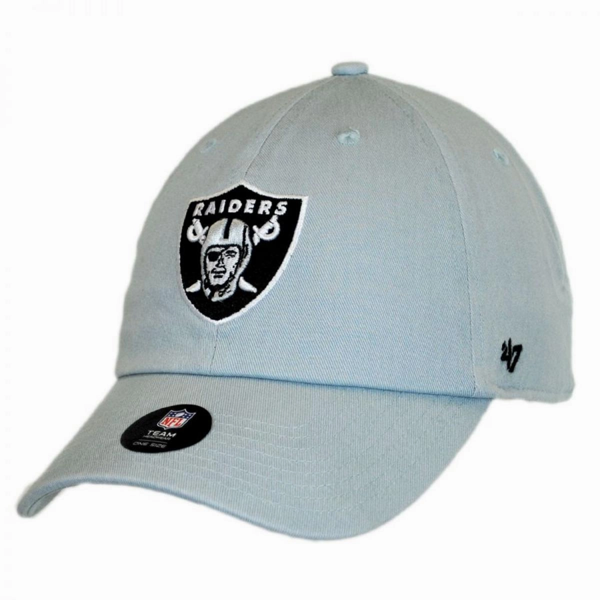 Las Vegas Raiders NFL Clean Up Strapback Baseball Cap Dad Hat