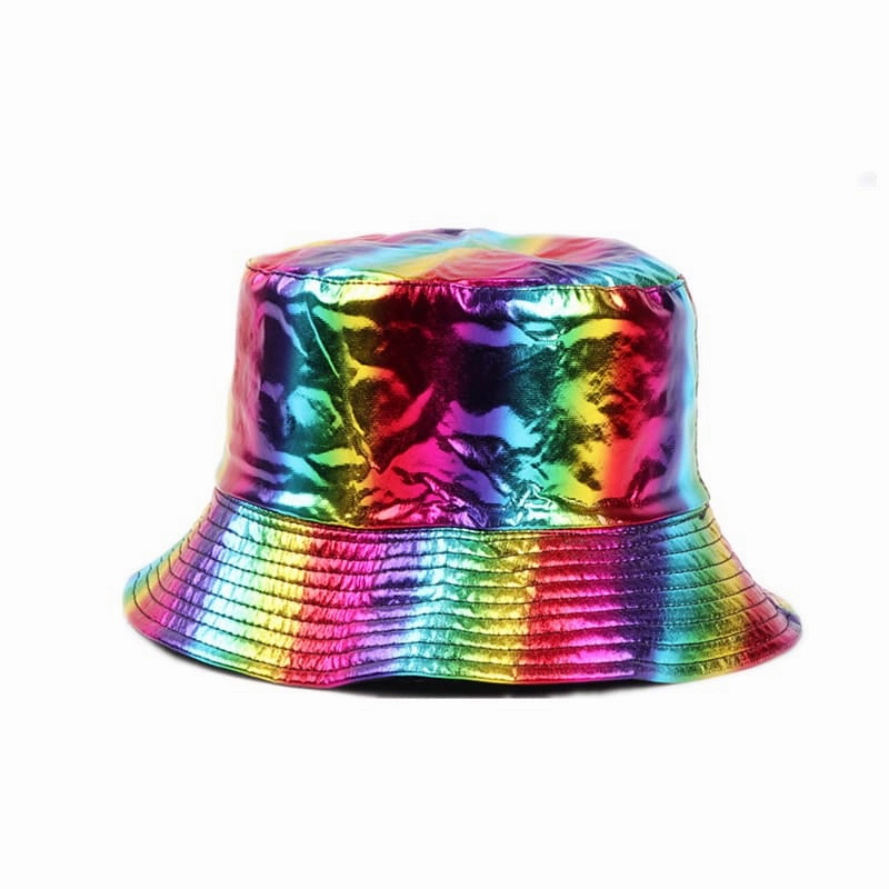 Laser Glitter Reversible Bucket Hat