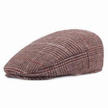 Lausanne Tartan Cotton Flat Cap
