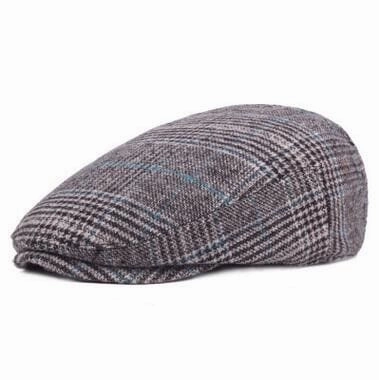 Lausanne Tartan Cotton Flat Cap