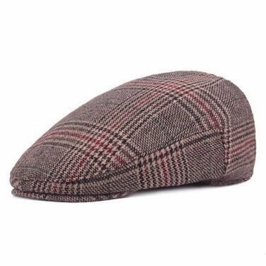 Lausanne Tartan Cotton Flat Cap