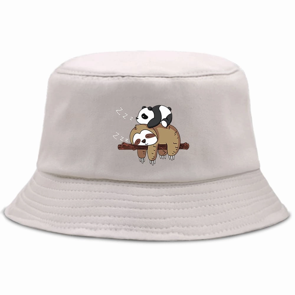Lazy Panda & Sloth Bucket Hat
