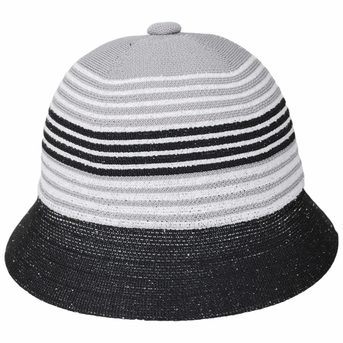 League Tri-Color Stripe Casual Bucket Hat