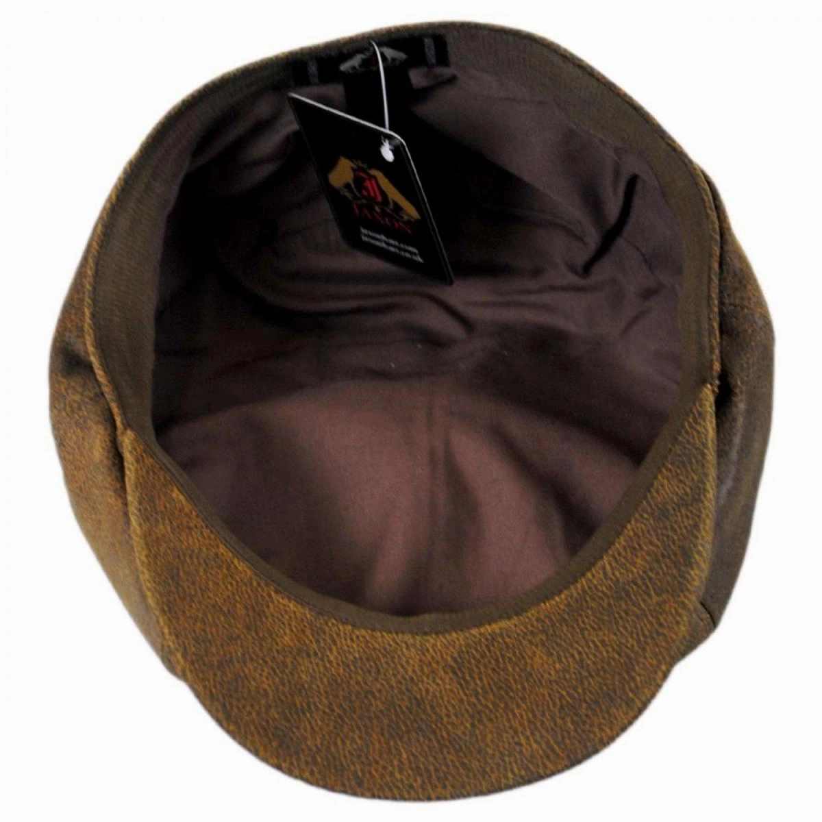 Leather Newsboy Cap