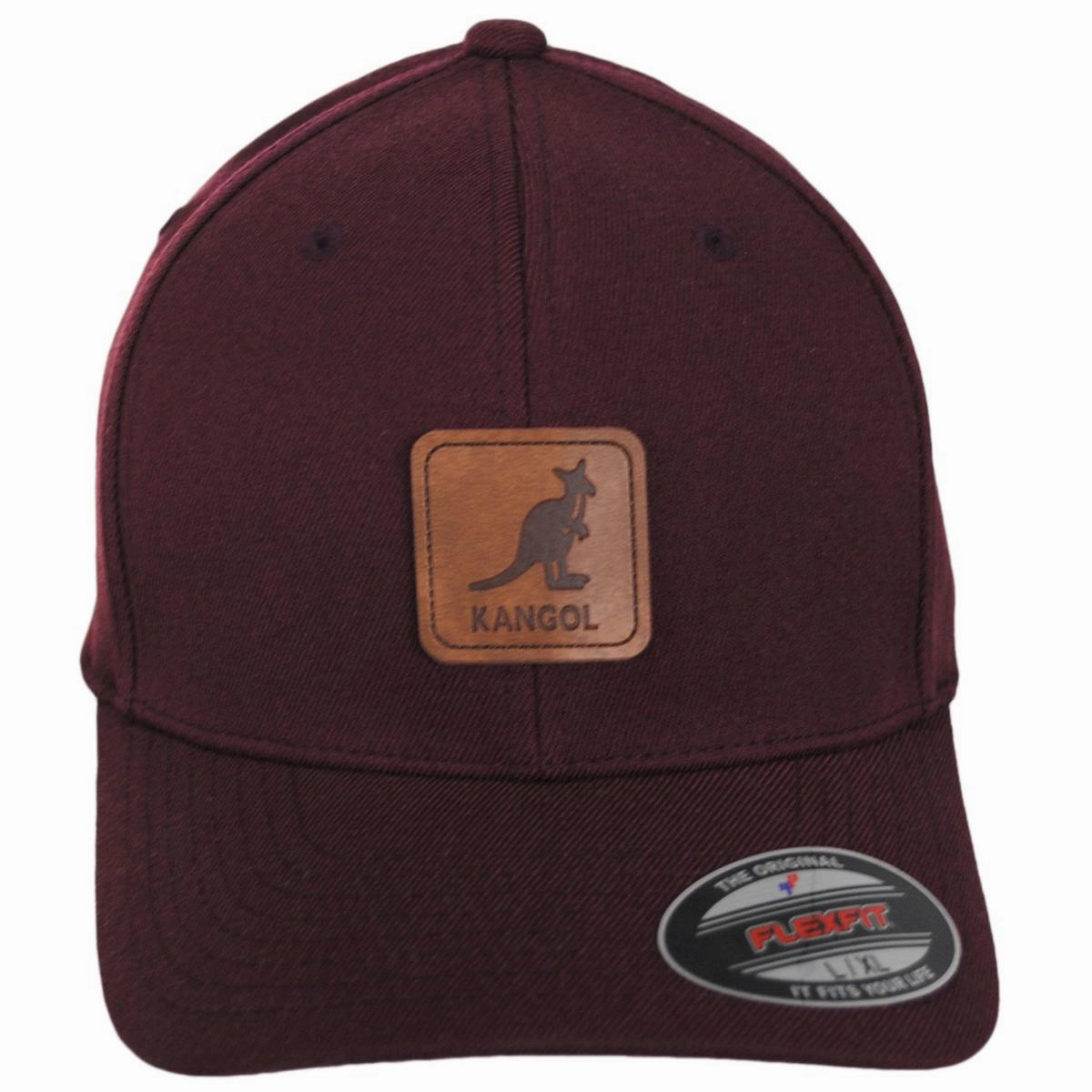 Leather Patch Flexfit Fitted Baseball Cap