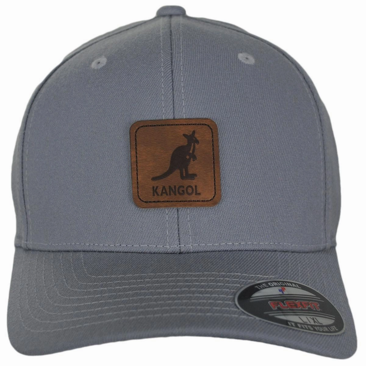 Leather Patch Flexfit Fitted Baseball Cap