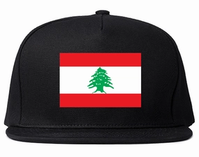 Lebanon Flag Country Printed Snapback Hat Cap
