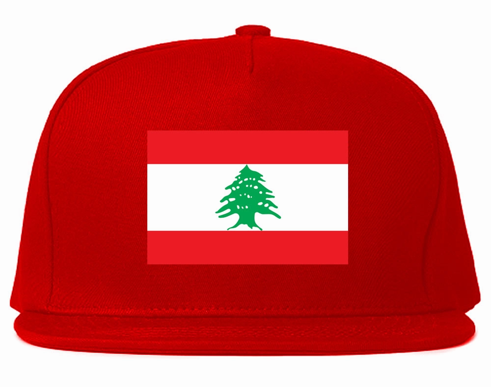 Lebanon Flag Country Printed Snapback Hat Cap