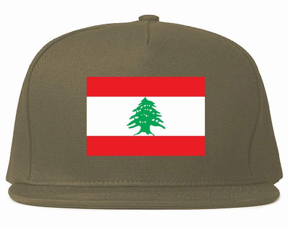 Lebanon Flag Country Printed Snapback Hat Cap