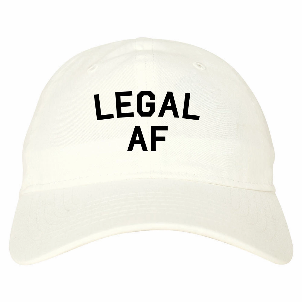 Legal AF 21st Birthday Mens Dad Hat