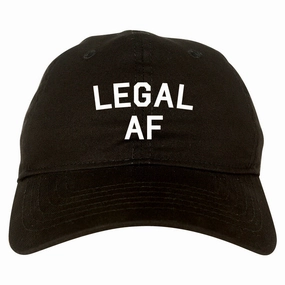 Legal AF 21st Birthday Mens Dad Hat