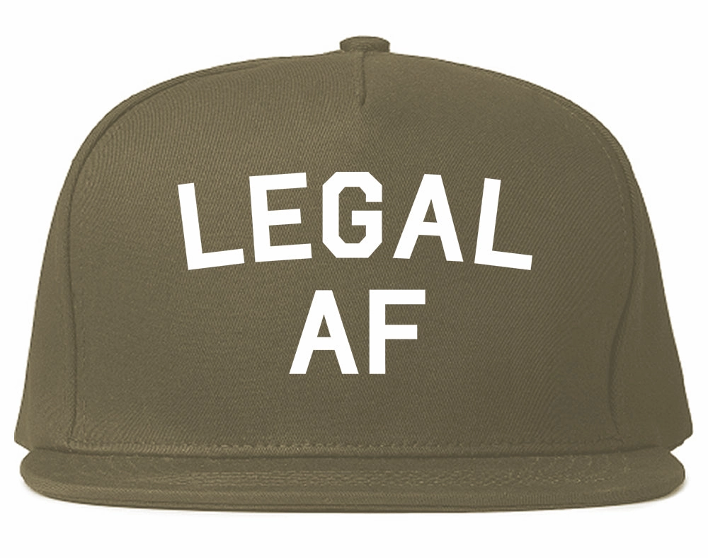 Legal AF 21st Birthday Mens Snapback Hat