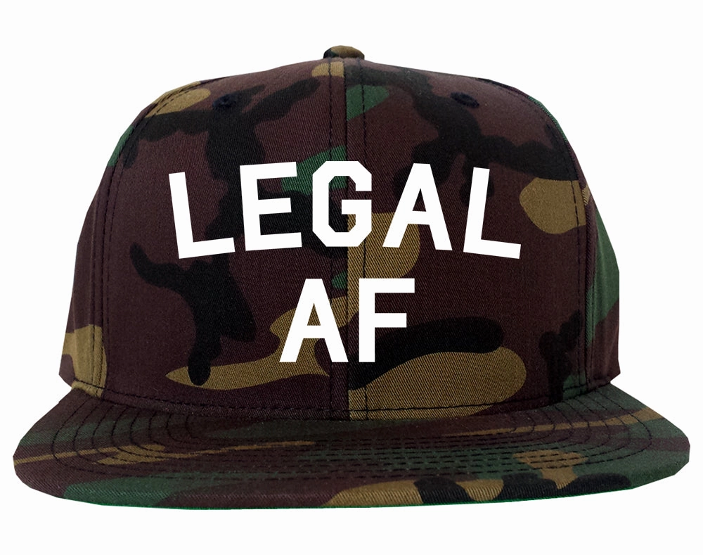 Legal AF 21st Birthday Mens Snapback Hat