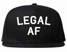 Legal AF 21st Birthday Mens Snapback Hat